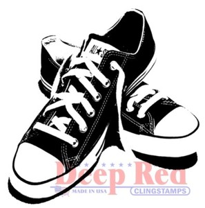 deep red converse